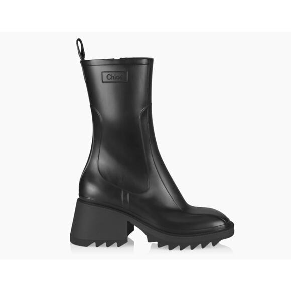 Chloé Betty Rubber Ankle Boots (Size 37) - Picture 2 of 15
